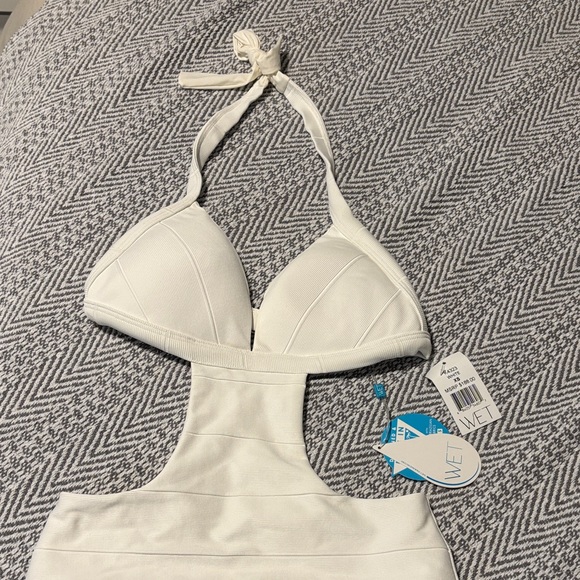 WET Other - WET White Halter One Piece Swimsuit | Sz XS
